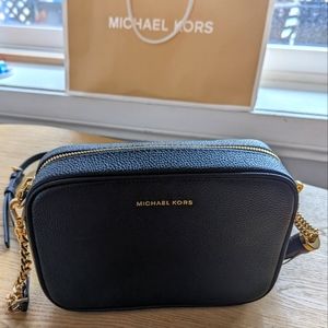 Ginny Leather Crossbody Michael Kors Bag